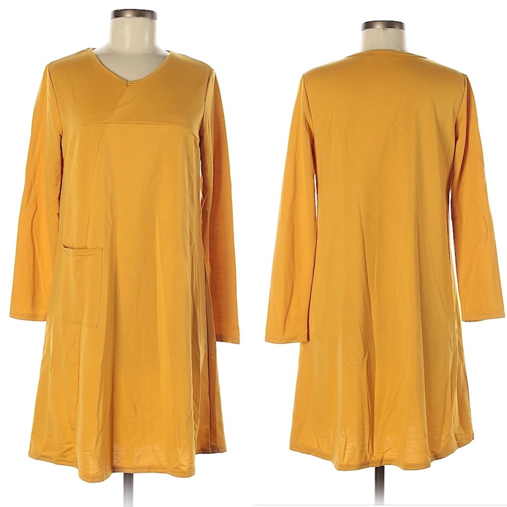 NWT Casual Long Sleeve V-Neck Maternity Dress